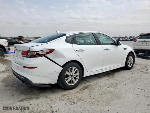 2019 Kia Optima S with VIN 5XXGT4L32KG275230, listed as a Copart auction lot 51455765 with 92,189 mi miles and Salvage Title. Bid and sale history available at carsss.com. Image 3.