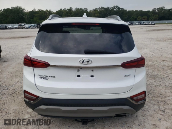 2020 Hyundai Santa Fe Limited with VIN 5NMS53AA0LH239118, listed as a Copart auction lot 71769394 with 37,626 mi miles and Non Repairable. Bid and sale history available at DreamBid. Image 6.