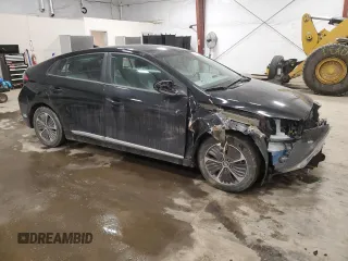 2020 Hyundai Ioniq SE with VIN KMHC65LD9LU233973, listed as a Copart auction lot 42699895 with 61,087 mi miles and Non repairable. Bid and sale history available at DreamBid. Image 4.