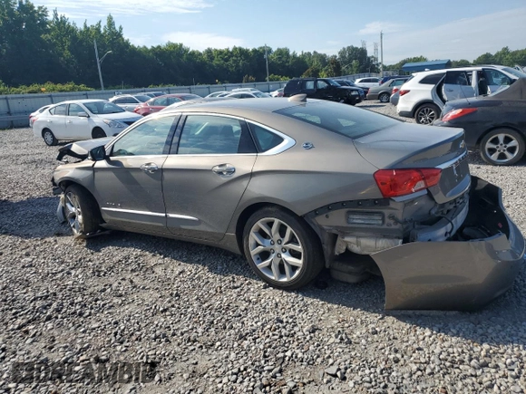 2018 Chevrolet Impala Premier z VIN 2G1125S33J9145956, wystawiony jako Copart lot #63218755 z przebiegiem Nie podano mil oraz Szkoda całkowita • Salvage title. Historia ofert i sprzedaży dostępna na DreamBid. Obrazek 2.