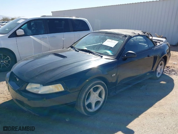 2000 Ford Mustang GT with VIN 1FAFP45X7YF127930, listed as a IAAI auction lot 41691579 with NaN miles. Bid and sale history available at carsss.com. Image 2.