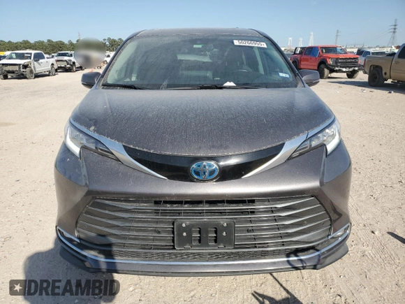 2021 Toyota Sienna Limited with VIN 5TDZRKEC2MS064202, listed as a Copart auction lot 50266955 with 79,248 mi miles and Clean Title. Bid and sale history available at carsss.com. Image 5.