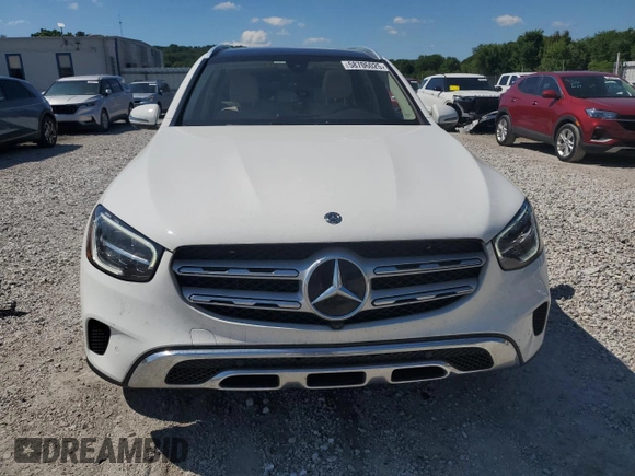 2021 Mercedes-Benz GLC 300 with VIN W1N0G8EB1MF869447, listed as a Copart auction lot 58706025 with 70,706 mi miles and Salvage title. Bid and sale history available at DreamBid. Image 5.