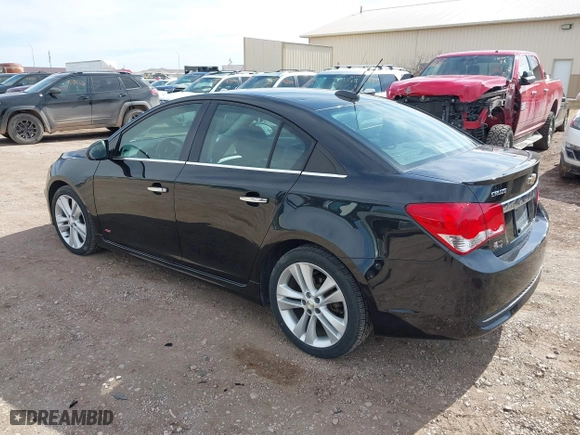 2015 Chevrolet Cruze LTZ with VIN 1G1PG5SBXF7178013, listed as a IAAI auction lot 41781195 with 122,494 mi miles. Bid and sale history available at carsss.com. Image 3.