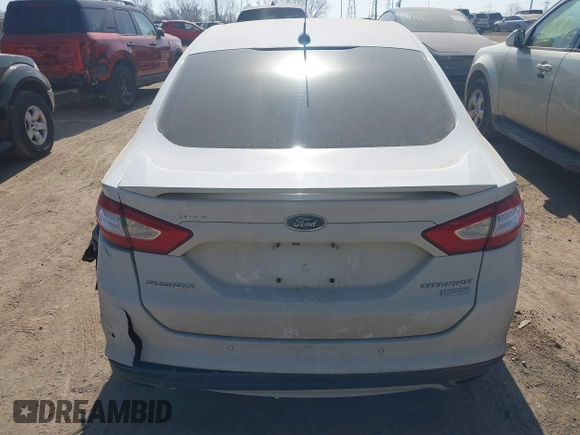 2015 Ford Fusion Titanium with VIN 3FA6P0K90FR282320, listed as a IAAI auction lot 41777384 with 154,204 mi miles. Bid and sale history available at carsss.com. Image 6.