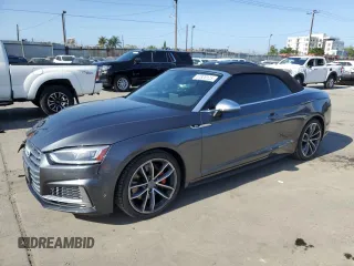 2018 Audi S5 Premium Plus z VIN WAUY4GF57JN005703, wystawiony jako Copart lot #57828125 z przebiegiem 40 459 mil mil oraz Szkody całkowita. Historia ofert i sprzedaży dostępna na DreamBid. Obrazek 1.