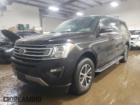2021 Ford Expedition Max XLT with VIN 1FMJK1JT1MEA19867, listed as a Copart auction lot 47350405 with 77,658 mi miles and Salvage Title. Bid and sale history available at DreamBid. Image 1.