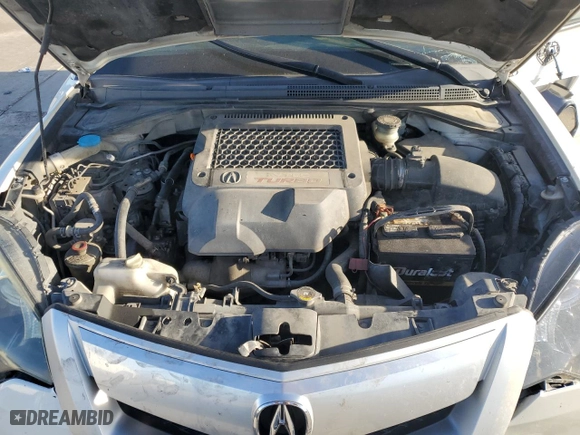 2010 Acura RDX Tech Pkg with VIN 5J8TB2H52AA003076, listed as a Copart auction lot 80296204 with 0 mi miles and Salvage Title. Bid and sale history available at carsss.com. Image 11.