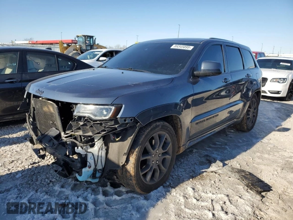2020 Jeep Grand Cherokee Overland z VIN 1C4RJFCG9LC292668, wystawiony jako Copart lot #89345895 z przebiegiem 83 811 mil mil oraz Szkoda całkowita • Salvage title. Historia ofert i sprzedaży dostępna na DreamBid. Obrazek 1.