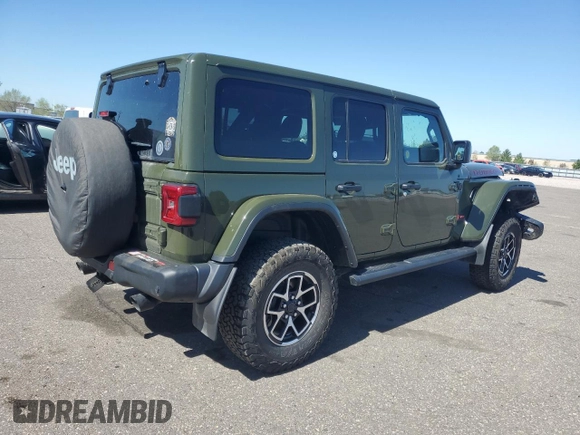 2024 Jeep Wrangler Rubicon z VIN 1C4PJXFG8RW226581, wystawiony jako Copart lot #55681685 z przebiegiem 17 738 mil mil oraz Szkoda całkowita • Salvage title. Historia ofert i sprzedaży dostępna na DreamBid. Obrazek 3.