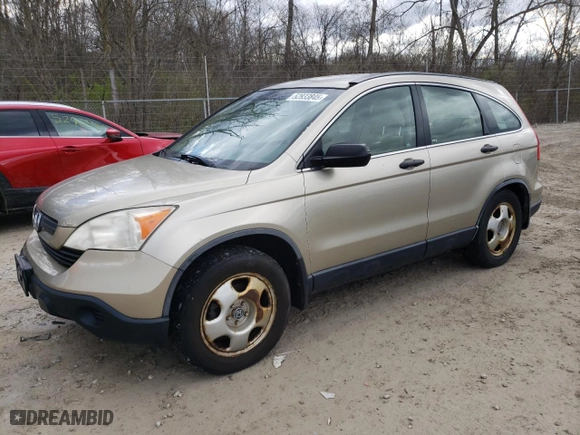 2007 Honda CR-V LX with VIN JHLRE48357C012185, listed as a Copart auction lot 52933845 with 188,545 mi miles and Clean Title. Bid and sale history available at carsss.com. Image 1.