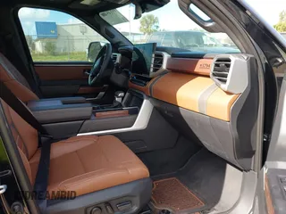 2024 Toyota Tundra 1794 Edition with VIN 5TFMA5DB2RX173868, listed as a IAAI auction lot 41149470 with 11,391 mi miles and . Bid and sale history available at DreamBid. Image 5.