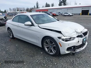 2017 BMW 4 Series 430i z VIN WBA4U7C58H5H19114, wystawiony jako IAAI lot #41798227 z przebiegiem 52 068 mil mil oraz . Historia ofert i sprzedaży dostępna na DreamBid. Obrazek 1.