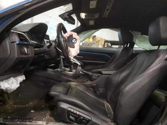 2015 BMW 4 Series 428i xDrive with VIN WBA3N5C54FK197767, listed as a Copart auction lot 44041735 with 100,132 mi miles and Salvage Title. Bid and sale history available at carsss.com. Image 7.