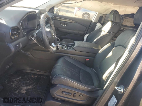 2025 Honda Pilot Elite with VIN 5FNYG1H86SB060061, listed as a Copart auction lot 81537784 with 275 mi miles and Salvage Title. Bid and sale history available at carsss.com. Image 7.