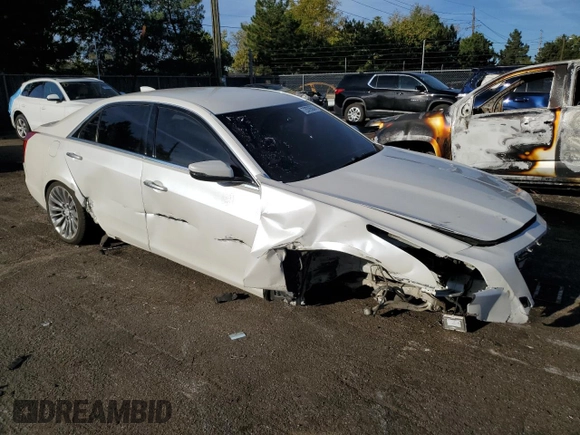 2018 Cadillac CTS RWD with VIN 1G6AP5SX7J0139571, listed as a Copart auction lot 72979564 with 106,643 mi miles and Salvage title. Bid and sale history available at DreamBid. Image 4.