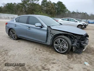 2014 Infiniti Q50 Hybrid Sport with VIN JN1AV7AP5EM690955, listed as a Copart auction lot 85952704 with 102,810 mi miles and Clean Title. Bid and sale history available at carsss.com. Image 4.