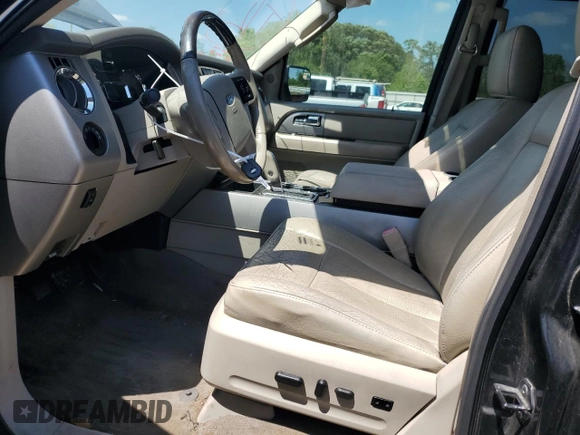 2012 Ford Expedition Max Limited with VIN 1FMJK1K55CEF28651, listed as a Copart auction lot 52592905 with Not provided miles and Salvage title. Bid and sale history available at DreamBid. Image 7.