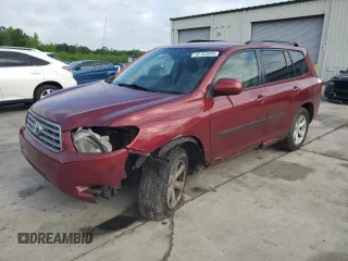 2008 Toyota Highlander with VIN JTEDS41A282028887, listed as a Copart auction lot 52763945 with 112,086 mi miles and Salvage title. Bid and sale history available at DreamBid. Image 1.