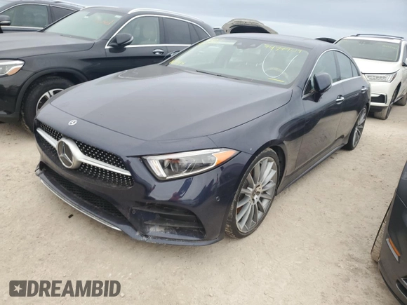 2019 Mercedes-Benz CLS with VIN WDD2J5JB0KA039029, listed as a Copart auction lot 74789214 with 0 mi miles and Non Repairable. Bid and sale history available at carsss.com. Image 1.