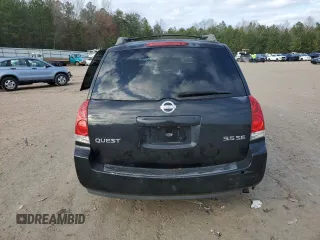 2005 Nissan Quest SE with VIN 5N1BV28U85N137125, listed as a Copart auction lot 85055754 with 207,201 mi miles and Salvage Title. Bid and sale history available at carsss.com. Image 6.