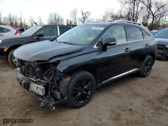 2011 Lexus RX 450h with VIN JTJBC1BA1B2418843, listed as a Copart auction lot 42534245 with 181,936 mi miles and Salvage Title. Bid and sale history available at carsss.com. Image 1.