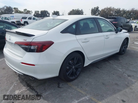 2025 Honda Civic Si with VIN 2HGFE1E52SH473243, listed as a IAAI auction lot 41680486 with 870 mi miles and . Bid and sale history available at DreamBid. Image 4.