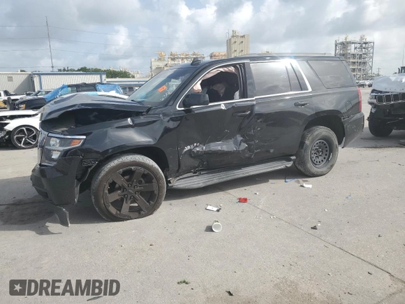 2019 Chevrolet Tahoe LS with VIN 1GNSCAKC3KR167455, listed as a Copart auction lot 63052625 with Not provided miles and Salvage title. Bid and sale history available at DreamBid. Image 1.