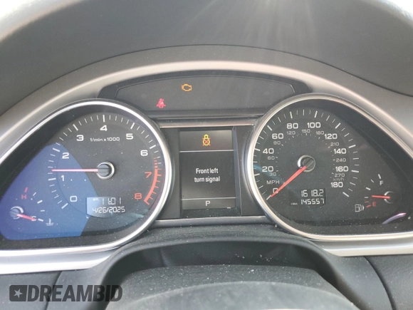 2013 Audi Q7 S line Prestige with VIN WA1DGAFE4DD001201, listed as a Copart auction lot 54495105 with 145,557 mi miles and Clean title. Bid and sale history available at DreamBid. Image 9.
