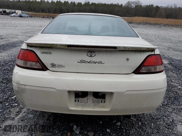 2001 Toyota Solara SE with VIN 2T1CF28P31C490420, listed as a Copart auction lot 42743875 with 282,739 mi miles and Salvage Title. Bid and sale history available at carsss.com. Image 6.