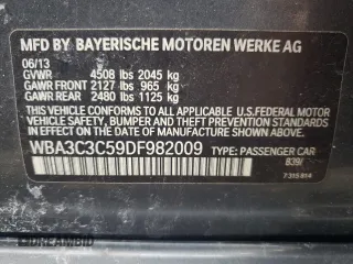 2013 BMW 3 Series 320i xDrive с VIN WBA3C3C59DF982009, выставлен на аукционе Copart как лот 51833065 с пробегом 191 573 миль миль и Чистый • Clean title. История ставок и продаж доступна на DreamBid. Изображение 12.