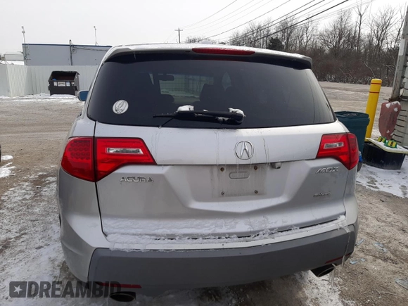 2008 Acura MDX Tech Pkg with VIN 2HNYD28348H531351, listed as a Copart auction lot 45735525 with 0 mi miles and Salvage Title. Bid and sale history available at carsss.com. Image 6.