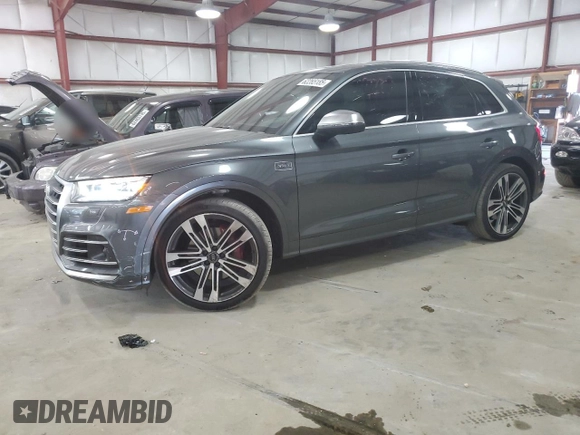 2018 Audi SQ5 Prestige with VIN WA1C4AFY6J2126545, listed as a Copart auction lot 62265185 with 78,396 mi miles and Salvage title. Bid and sale history available at DreamBid. Image 1.