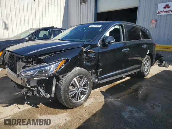 2020 Infiniti QX60 Luxe with VIN 5N1DL0MN0LC537321, listed as a Copart auction lot 48375095 with 87,702 mi miles and Salvage title. Bid and sale history available at DreamBid. Image 1.