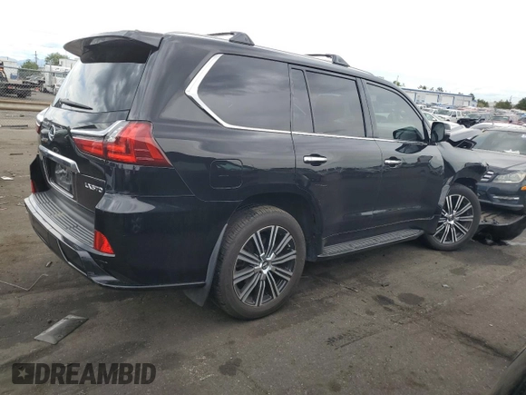2020 Lexus LX 570 with VIN JTJDY7AX0L4315342, listed as a Copart auction lot 70881694 with 65,917 mi miles and Salvage title. Bid and sale history available at DreamBid. Image 3.