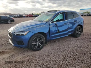 2019 Volvo XC60 R-Design z VIN YV4A22RMXK1353016, wystawiony jako Copart lot #53624895 z przebiegiem 51 498 mil mil oraz Szkoda całkowita • Salvage title. Historia ofert i sprzedaży dostępna na DreamBid. Obrazek 1.