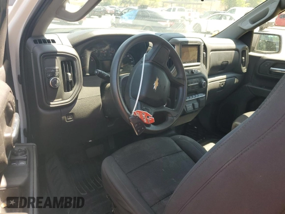 2024 Chevrolet Silverado 1500 Work Truck with VIN 3GCNAAEDXRG334985, listed as a Copart auction lot 53078885 with 10,917 mi miles and Salvage Title. Bid and sale history available at carsss.com. Image 8.