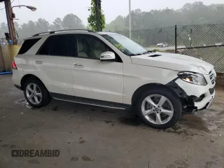 2018 Mercedes-Benz GLE 350 with VIN 4JGDA5JB5JB012500, listed as a Copart auction lot 55888065 with 122,955 mi miles and Salvage title. Bid and sale history available at DreamBid. Image 4.