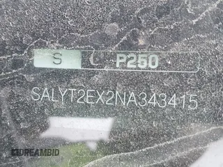 2022 Land Rover Range Rover Velar R-Dynamic S with VIN SALYT2EX2NA343415, listed as a IAAI auction lot 41740556 with 22,626 mi miles. Bid and sale history available at carsss.com. Image 9.