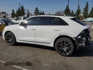 2019 Audi Q8 Premium Plus with VIN WA1EVAF1XKD041089, listed as a Copart auction lot 44420035 with 76,508 mi miles and Salvage Title. Bid and sale history available at carsss.com. Image 2.