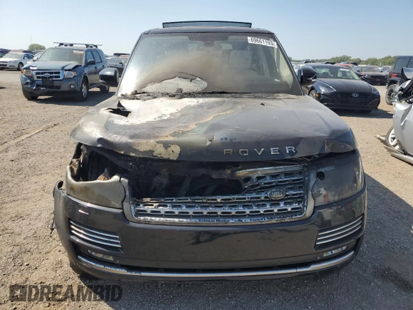2015 Land Rover Range Rover Autobiography with VIN SALGV2TF8FA216928, listed as a Copart auction lot 69661193 with Not provided miles and . Bid and sale history available at DreamBid. Image 5.