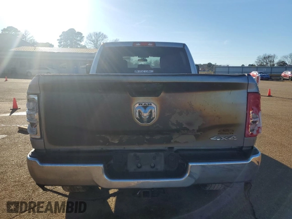 2024 Ram 2500 Tradesman with VIN 3C6UR5CJXRG144437, listed as a Copart auction lot 46417545 with 36,733 mi miles and Salvage title. Bid and sale history available at DreamBid. Image 6.