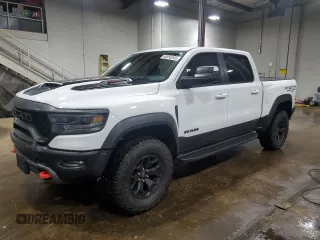 2022 Ram 1500 TRX with VIN 1C6SRFU9XNN101686, listed as a Copart auction lot 50050345 with 17,116 mi miles and Salvage title. Bid and sale history available at DreamBid. Image 1.