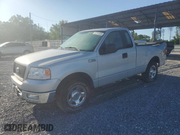 2005 Ford F-150 XL with VIN 1FTRF12W45NB13974, listed as a Copart auction lot 55701635 with 385,185 mi miles and Salvage title. Bid and sale history available at DreamBid. Image 1.