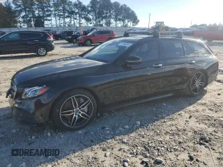 2019 Mercedes-Benz E 450 with VIN WDDZH6JBXKA663095, listed as a Copart auction lot 81369044 with 43,455 mi miles and Salvage Title. Bid and sale history available at DreamBid. Image 1.