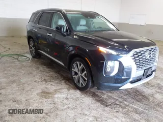 2021 Hyundai Palisade Limited z VIN KM8R5DHE3MU197952, wystawiony jako IAAI lot #41574649 z przebiegiem 105 342 mil mil oraz . Historia ofert i sprzedaży dostępna na DreamBid. Obrazek 1.