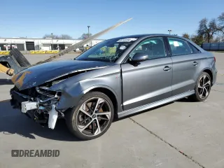 2020 Audi A3 Sedan S line Premium Plus with VIN WAUJEGFFXLA090179, listed as a Copart auction lot 46149704 with 63,152 mi miles. Bid and sale history available at carsss.com. Image 1.