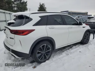 2023 Infiniti QX50 Sport with VIN 3PCAJ5FB0PF111649, listed as a Copart auction lot 87419134 with 21,612 mi miles and Salvage Title. Bid and sale history available at DreamBid. Image 3.