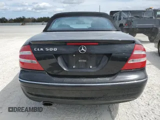 2004 Mercedes-Benz CLK 500 with VIN WDBTK75G04T005692, listed as a Copart auction lot 77038514 with 125,997 mi miles and Salvage Title. Bid and sale history available at DreamBid. Image 6.