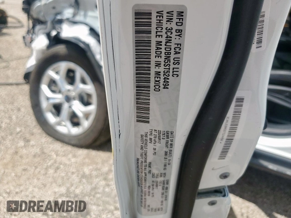 2025 Jeep Compass Latitude with VIN 3C4NJDBN5ST524494, listed as a Copart auction lot 65656135 with 17,791 mi miles and Clean title. Bid and sale history available at DreamBid. Image 14.
